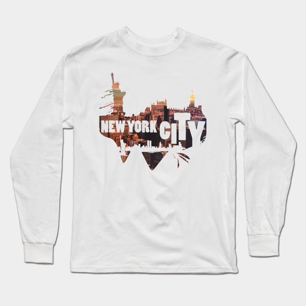 New York City Long Sleeve T-Shirt by nuijten